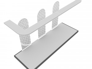 Retro club decor Low-poly Modello 3D