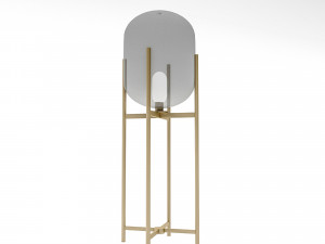 Decorative garden lighting Low-poly 3D Model