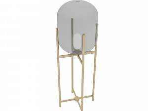 Decorative garden lighting Low-poly 3D Model
