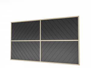 Modern ceiling and wall decor Low-poly 3D 모델