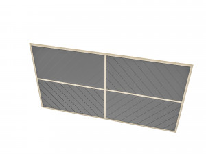 Modern ceiling and wall decor Low-poly 3D 모델
