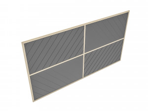 Modern ceiling and wall decor Low-poly 3D 모델