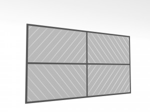 Modern ceiling and wall decor Low-poly 3D 모델