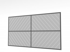 Modern ceiling and wall decor Low-poly 3D 모델
