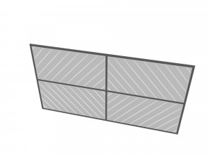 Modern ceiling and wall decor Low-poly 3D 모델