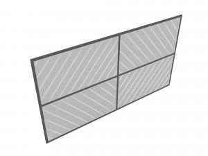 Modern ceiling and wall decor Low-poly 3D 모델