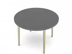 The modern office coffee table Low-poly 3D Model