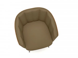 The modern office chair Low-poly 3D Model