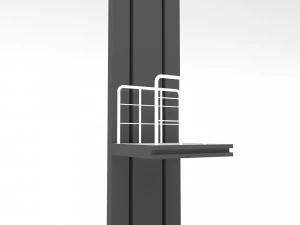 The open elevator Low-poly 3D Model