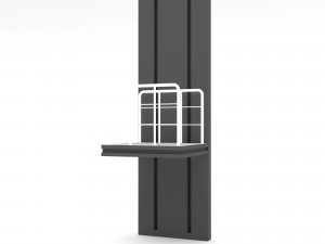 The open elevator Low-poly 3D 모델
