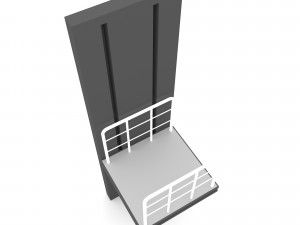 The open elevator Low-poly 3D 모델