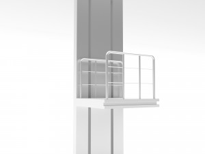 The open elevator Low-poly 3D 모델