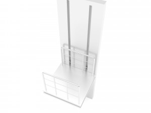 The open elevator Low-poly 3D 모델
