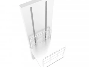 The open elevator Low-poly 3D Model