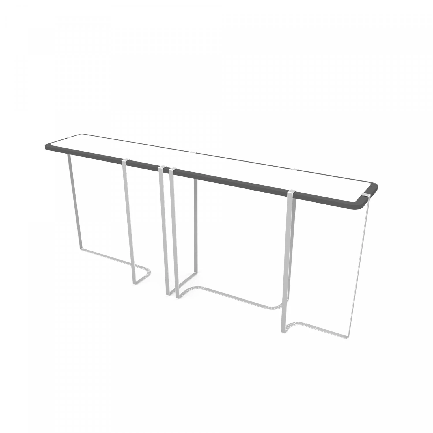 Modern design coffee table Low-poly 3D Model .c4d .max .obj .3ds .fbx .stl .blend 