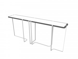 Modern design coffee table Low-poly 3D Model