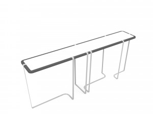 Modern design coffee table Low-poly 3D 模型