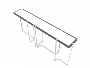 Modern design coffee table Low-poly 3D Model
