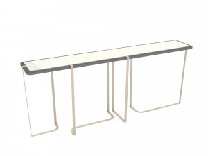 Modern design coffee table Low-poly 3D 模型