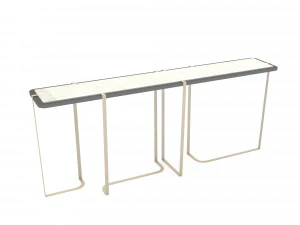 Modern design coffee table Low-poly 3D Model