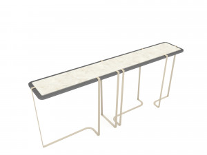 Modern design coffee table Low-poly 3D 模型