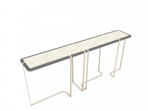 Modern design coffee table Low-poly 3D Model