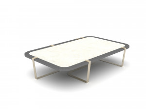 Modern design coffee table 02 Low-poly 3D Model