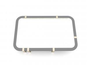 Modern design coffee table 02 Low-poly 3D Model