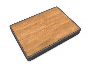 A modern wooden coffee table Low-poly Modelo 3D