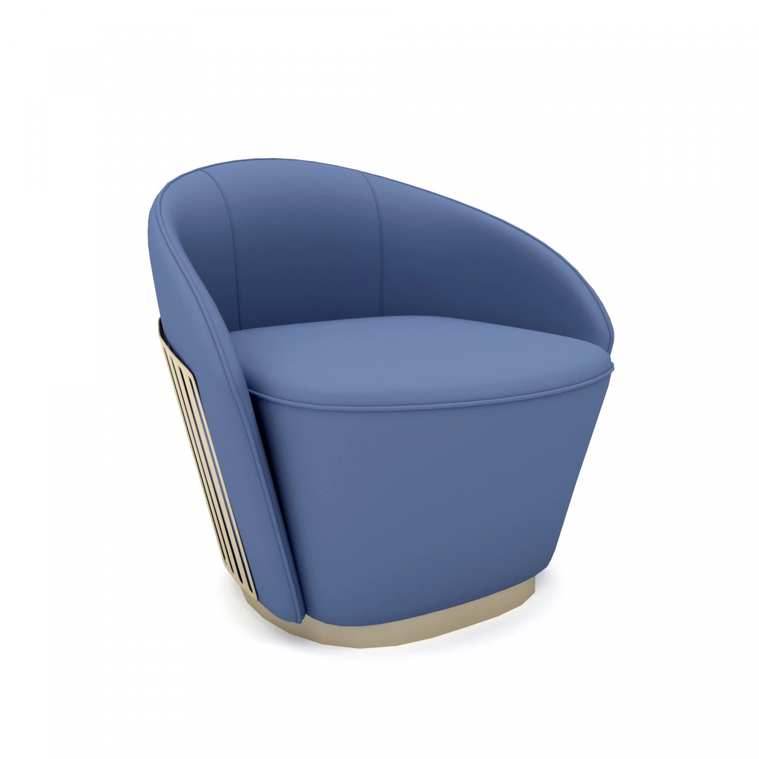 The modern ship seat Low-poly 3D Model .c4d .max .obj .3ds .fbx .stl .blend 