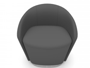 The modern ship seat Low-poly 3D-Modell