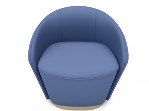 The modern ship seat Low-poly 3D-Modell