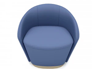 The modern ship seat Low-poly 3D Model