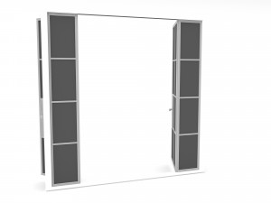 Loft door Low-poly Modelo 3D