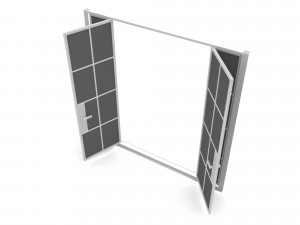 Loft door Low-poly Modelo 3D