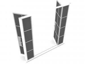 Loft door Low-poly Modelo 3D