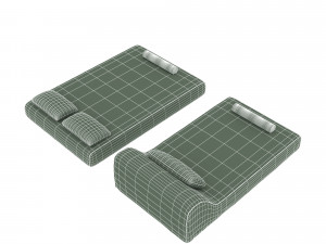 Soft chaise lounge Low-poly Model 3D