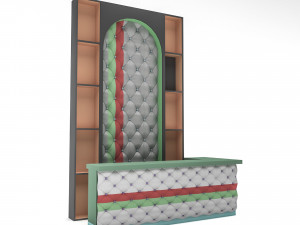 The classic indoor bar 02 Low-poly 3D 모델