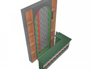 The classic indoor bar 02 Low-poly Model 3D