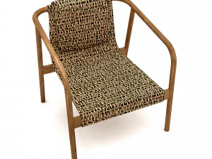 La sedia moderna decorativa Low-poly Modello 3D