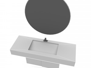 Bohemian bathroom set Low-poly 3D Модель