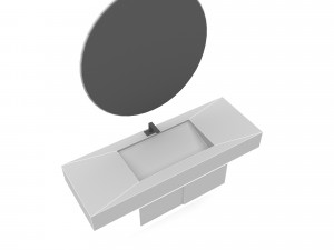 Bohemian bathroom set Low-poly 3D Модель