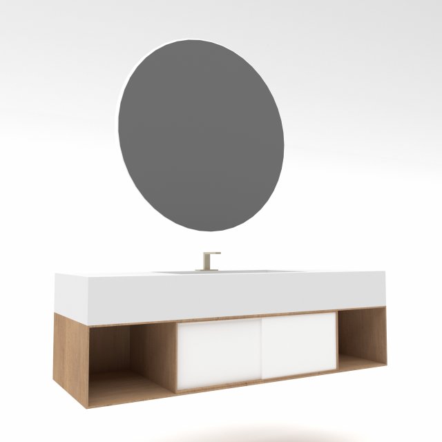 Bohemian bathroom set Low-poly 3D Модель .c4d .max .obj .3ds .fbx .stl .blend 