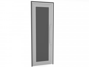 Wooden old door Low-poly 3D Model