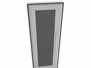 Wooden old door Low-poly 3D Model