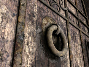Medieval door and window set Modèle 3D