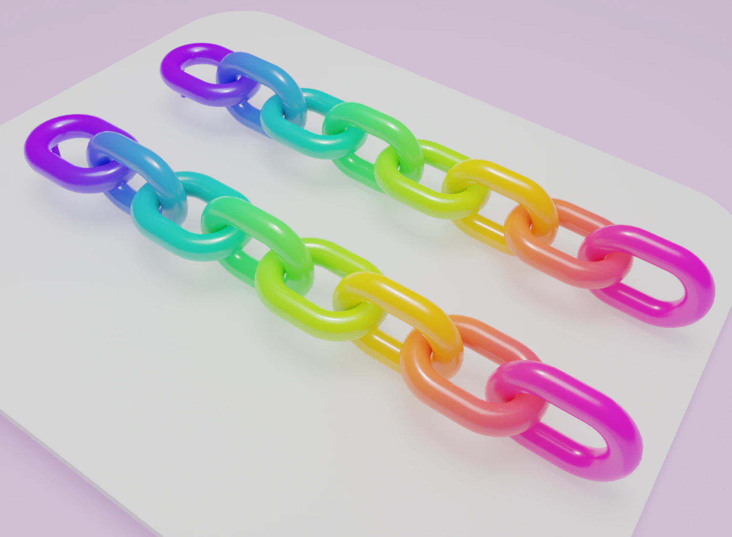 Baby earrings 3D Model .c4d .max .obj .3ds .fbx .stl .blend 