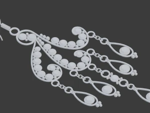 Gretta earrings 3D Model