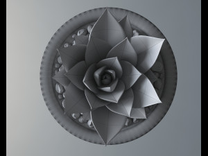 succulent potted plant 3Dモデル
