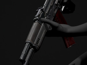 AK74 3D Model